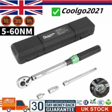 3/8" Drive 5-60 Nm Calibrated Torque Wrench Adjustable Torque Wrench Ratchet