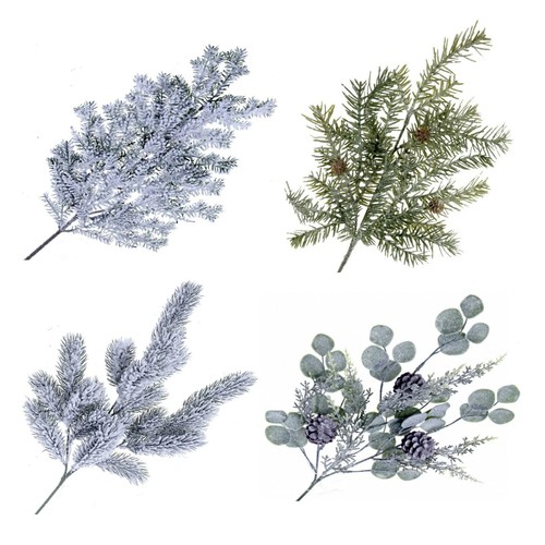 Artificial pine branch wreath - pine,