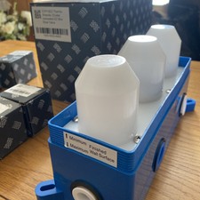 BATH STORE CVP12EZ 3 Handle 3 Outlet Thermostatic Recessed Valve . New 