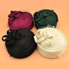 Royal Pillbox Hat Mesh Veil