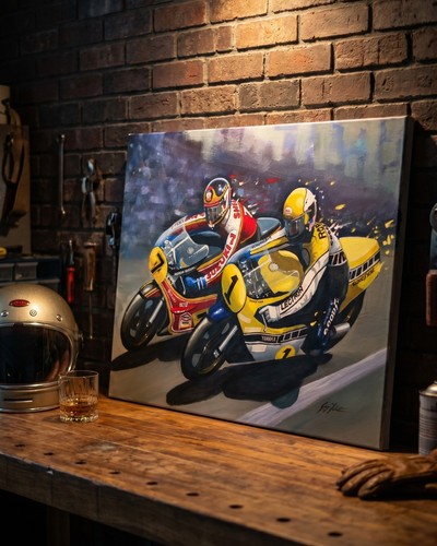 Barry sheene kenny roberts - sheene,