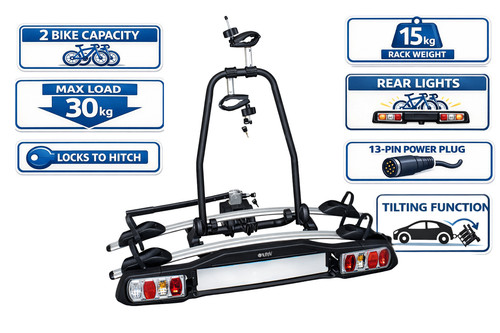 Tow bar bike carrier for - tow,