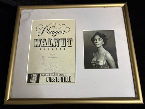 Elizabeth taylor signed - elizabeth,