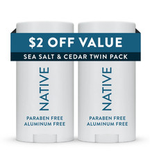 2X! Native Deodorant Sea Salt