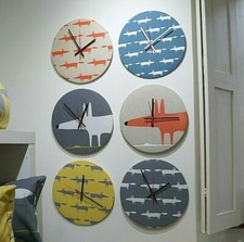 Handmade fabric clock - Scion