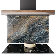 Glass splashback kitchen tile - glass,
