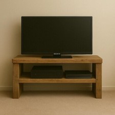 Rustic Wooden Tv Stand/ Chunky