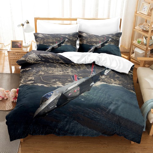 Bomber aircraft military duvet - aircraft,