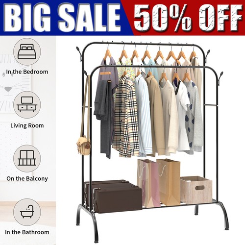 Heavy duty double clothes rail - heavy,
