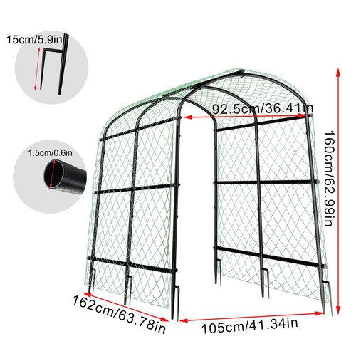 Outdoor garden arch trellis - garden,
