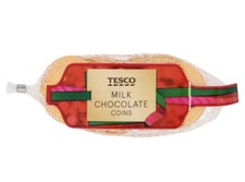5 X Tesco Milk Chocolate Coins