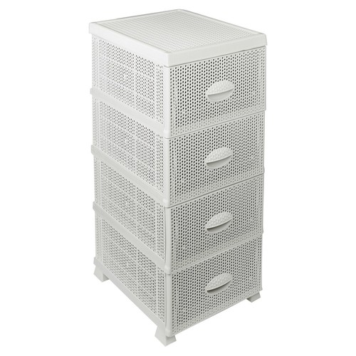 Drawer rattan effect - rattan, plastic