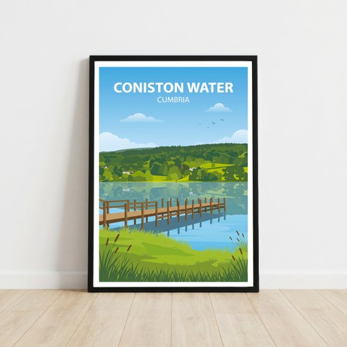Coniston water cumbria travel - water,