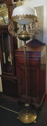 Antique art nouveau brass - art,