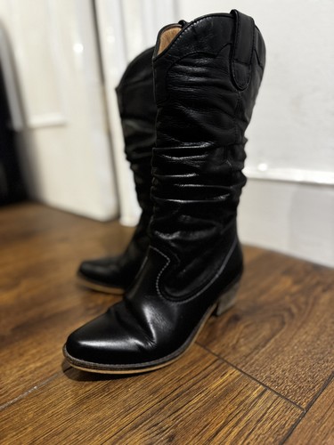 Schuh ladies black - , leather