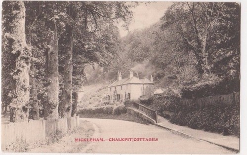 Mickleham chalkpit cottages - chalkpit,