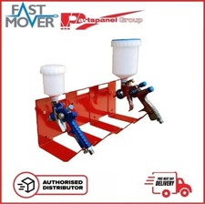 Fast Mover Wall Mount Spray Gun Holder Rack – Holds 4 HVLP Paint Guns FMT5900