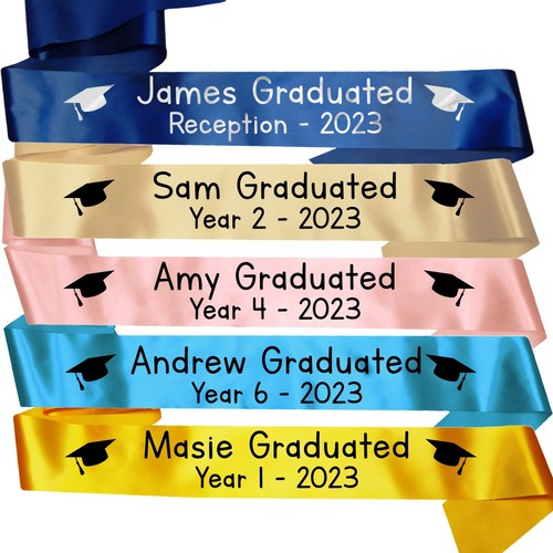 Personalised graduation sash - graduation,
