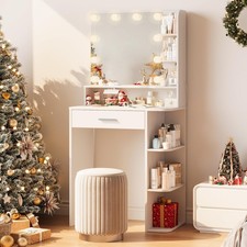 Vanity Desk With Mirror And