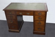 Edwardian Leather Top Desk