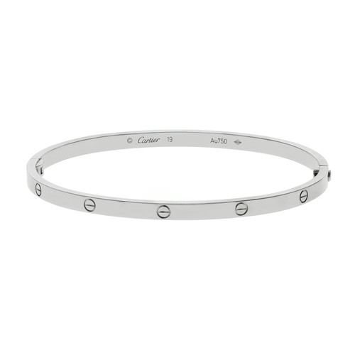 Cartier love 18k white gold - cartier,