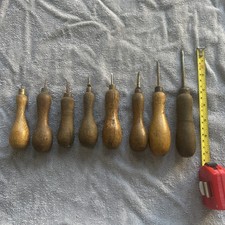 VINTAGE CARPENTERS BRADAWLS SET OF 8 Various sizes 