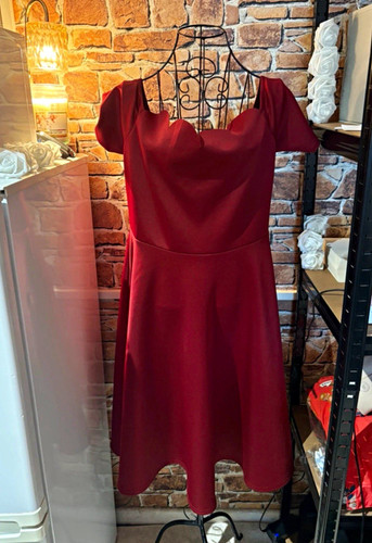 Boohoo burgundy square neck - boohoo,