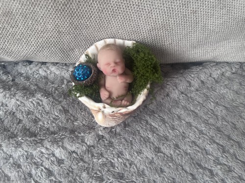 Polymer clay baby - polymer,