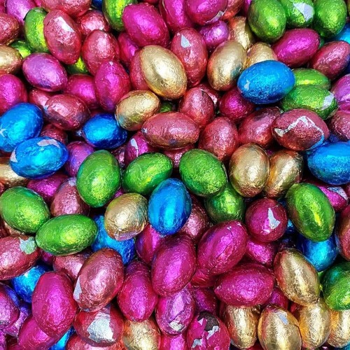 Foiled coloured milk chocolate - foiled,
