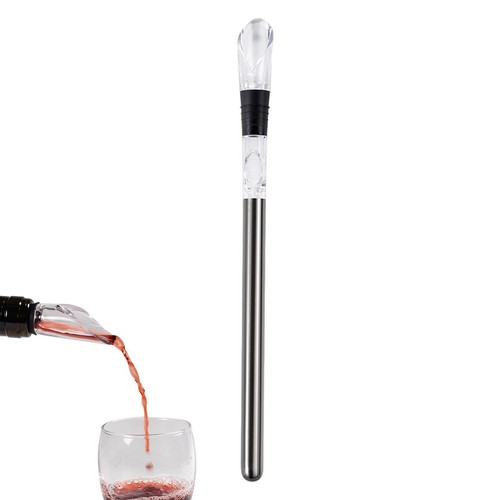 Stainless steel wine bottle - steel,