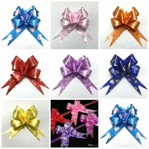 Pull bows 30mm heart - 50,