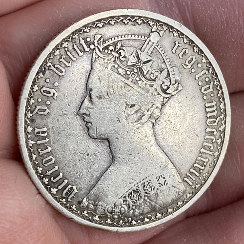 1873 gothic florin - gothic, coin