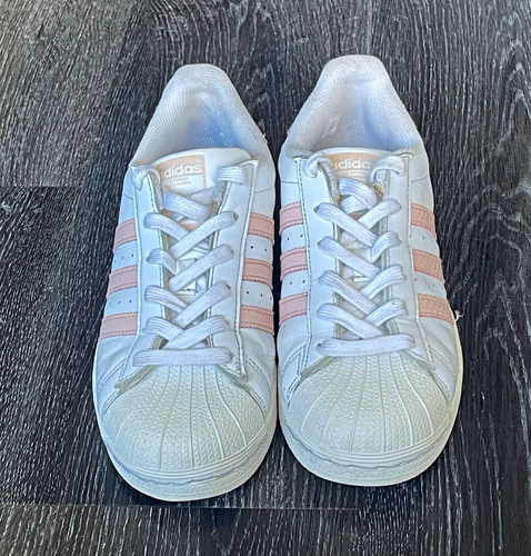Adidas superstar white pink - adidas,