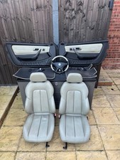Mercedes Slk R170, DESIGNO Cream Leather Interior.. Complete..Genuine 1996-2004