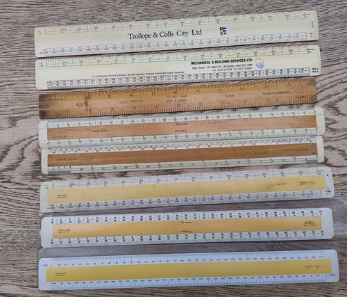 Vintage ruler collection job - collection,,