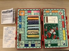 Travel Monopoly, Red Suitcase Edition by Waddingtons, 1997 - Complete but NO BOX