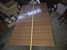 Vintage Oval Wooden Drop Leaf