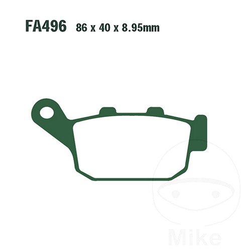 Ebc organic brake pads - fa,