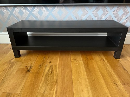 Ikea black media low level - tv,