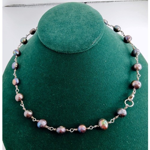 Peacock pearl sterling silver - peacock,