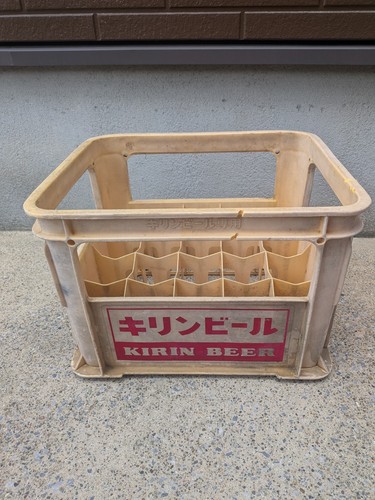 Vintage kirin beer crate retro - beer,