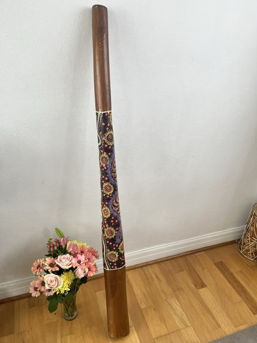 Large hand painted wooden - large, 52"