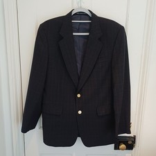Daks Wool Blazer Navy Size