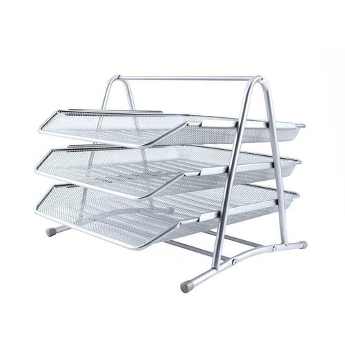 Tier silver mesh letter - 3,