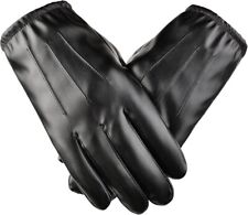 MEN'S LEATHER GLOVES SUPER SOFT THERMAL LINED THINSULATE DRIVING SOFT WARM