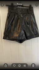 Topshop Women's PVC Shorts