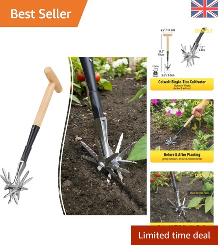 Manual rotary cultivator with - cultivator,