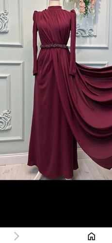 Modest wedding dress burgundy - modest, dress.
