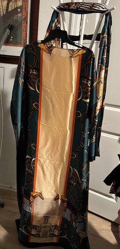 Caftan dress one size teal - caftan,