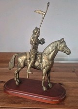 Vintage Large Brass Soldier On